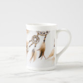 Whimsical Red Book Character Ignorance Banned  Porzellantasse (Rechts)