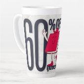 Whimsical Red Book Character Ignorance Is Banned  Milchtasse (Linke Ecke)