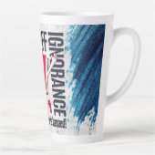 Whimsical Red Book Character Ignorance Is Banned  Milchtasse (Rechts)