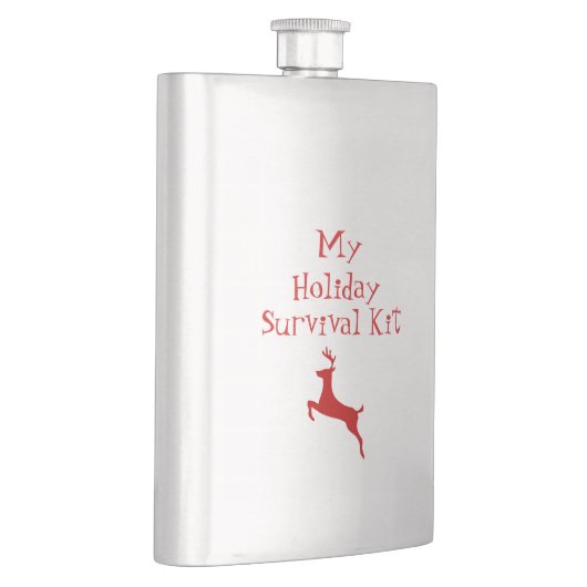 Whimsical Red Dee My Holiday Survival Kit Flachmann (Rechts)