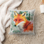 Whimsical Red Fox Kissen (Decke)