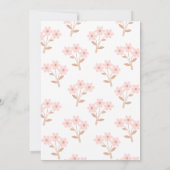 Whimsical Red Hair Ballerina Two Tu Niedliche Gebu Einladung (Rückseite)