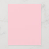 Whimsical Red Pink Wedding Reception Invitation (Rückseite)