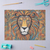 Whimsical Regal Lion Seidenpapier (Basteln)