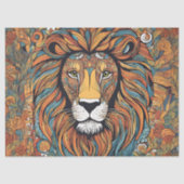 Whimsical Regal Lion Seidenpapier (Vorderseite)