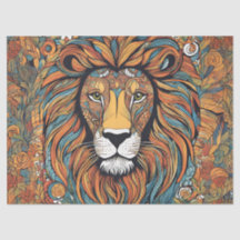 Whimsical Regal Lion