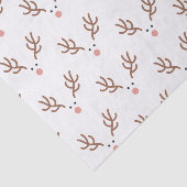 Whimsical Reindeer Boho Pattern Seidenpapier (Ausschnitt)