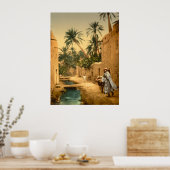 Whimsical Rendition von Biskra Algeria Poster (Küche)