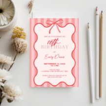 Whimsical Retro Border 70. Geburtstagsparty