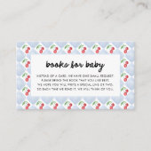 Whimsical Retro Cherries | Bücher für Baby Begleitkarte (Vorderseite)