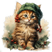 Whimsical retro Christmas present party invitation Einladung