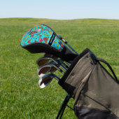 Whimsical Retro-Comic Personalized Golf Headcover (In SItu)
