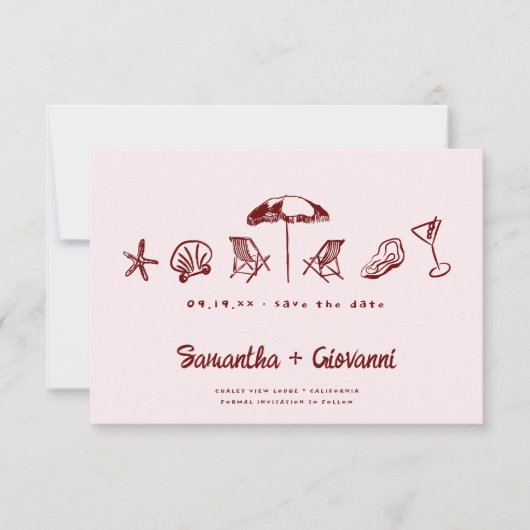 Whimsical Retro Doodle | Modernes Foto (Vorderseite)