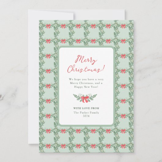 Whimsical Retro | Frohe Weihnachten Non-Foto (Vorderseite)