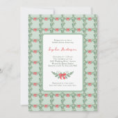 Whimsical Retro | Weihnachts-Brautparty Einladung (Vorderseite)