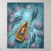 Whimsical River Storybook kids Poster (Vorne)