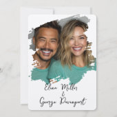 Whimsical Romance Wedite Invite Einladung (Rückseite)