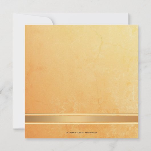 Whimsical Romantic Wedding Anniversary Einladung (Rückseite)