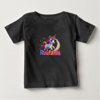 Whimsical "Roufaida" Fun & Playful Baby T - Shirt