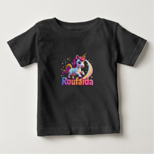 Whimsical "Roufaida" Fun & Playful Baby T - Shirt