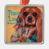 Whimsical Ruby Cavalier King Charles Ornament (Vorne)