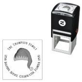 Whimsical Rücksendeadresse Elf Hat Permastempel (Beispiel)