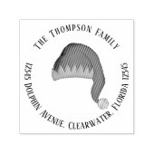 Whimsical Rücksendeadresse Elf Hat Permastempel (Design)