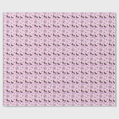 Whimsical "Run Away with Me" Halloween Hexe & Bat Geschenkpapier (Flach)