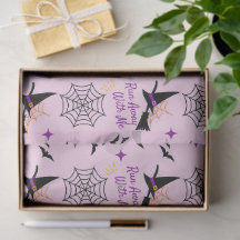 Whimsical "Run Away with Me" Halloween Hexe & Bat