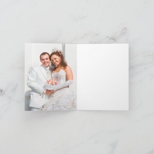 Whimsical Rustic Blue Mason Jar Vielen Dank Dankeskarte (Innenseite)