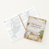 Whimsical Rustic Country Family Recipe Book Notizblock (Innenseite)