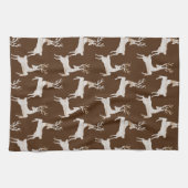 Whimsical Rustic Deer Kitchen Handtücher (Horizontal)