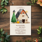 Whimsical Rustic Farm Wedding Einladung