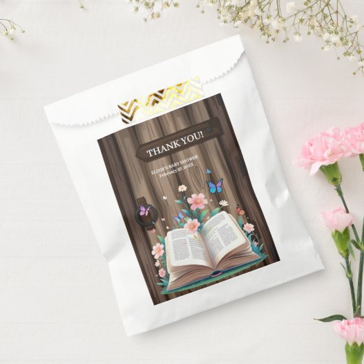 Whimsical Rustic Storybook Baby Dusche Geschenktütchen (Versiegelt)