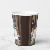 Whimsical Rustic Storybook Baby Dusche Pappbecher (Rechts)