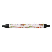 Whimsical Rustic Summer Wildblumen Foliage Kugelschreiber (Vorderseite)