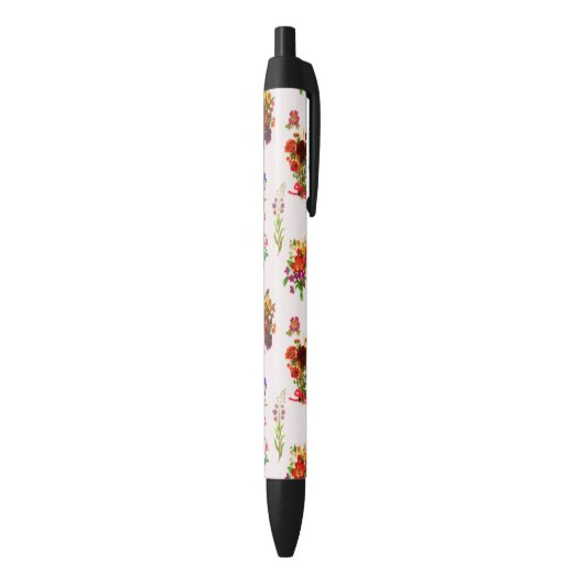 Whimsical Rustic Summer Wildblumen Foliage Kugelschreiber (Unterseite (Vertikal))