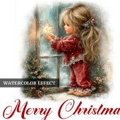 Whimsical Rustic Weihnachtsszene Individuelle Serv Serviette