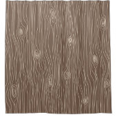 Whimsical Rustic Woodland Forest Duschvorhang (Vorderseite)