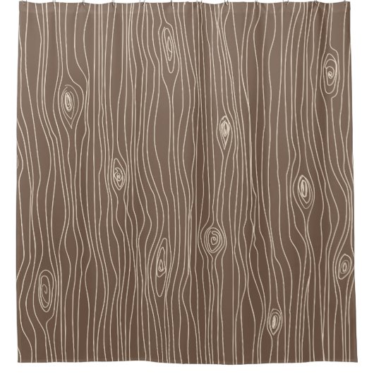 Whimsical Rustic Woodland Forest Duschvorhang (Vorderseite)