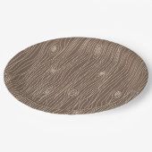 Whimsical Rustic Woodland Forest Pappteller (Schrägansicht)