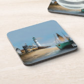 Whimsical sacapes 3 - harter Kunststoff - Unterset Getränkeuntersetzer (Linke Seite)