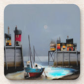 Whimsical sacapes 4 - harter Kunststoff-Untersetze Getränkeuntersetzer (Vorderseite)