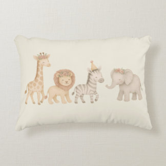 Whimsical Safari Animal Kinderzimmer Accent Pillow Dekokissen