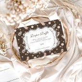 Whimsical Safari Animals Neutral Diapper Raffle Begleitkarte