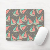 Whimsical Sailboats Mousepad (Mit Mouse)