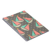 Whimsical Sailboats SpiralNotebook Notizblock (Rechte Seite)