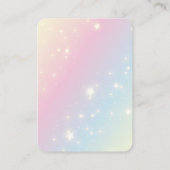 Whimsical Sakura Cherry Blossom Tree Baby Dusche Begleitkarte (Rückseite)