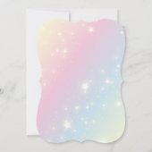 Whimsical Sakura Cherry Blossom Tree Baby Dusche Einladung (Rückseite)