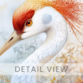 Whimsical Sandhill Crane Leinwanddruck